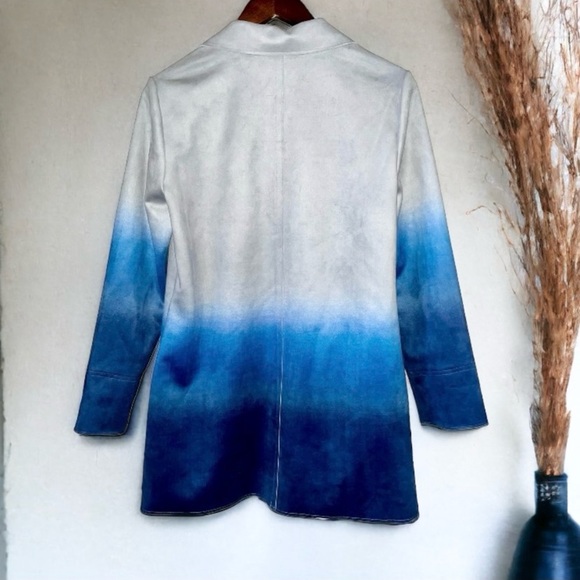 a’la carte Faux Suede Ombré Blazer Size Small - Picture 9 of 9